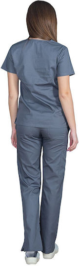 Alezi Women's Navy Blue Pants & Blouse Set