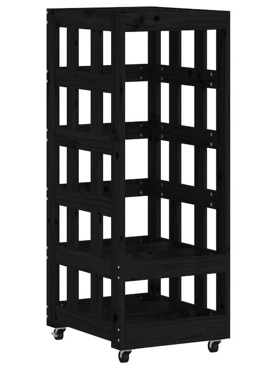 vidaXL Wooden Wood Storage 40x49x110cm