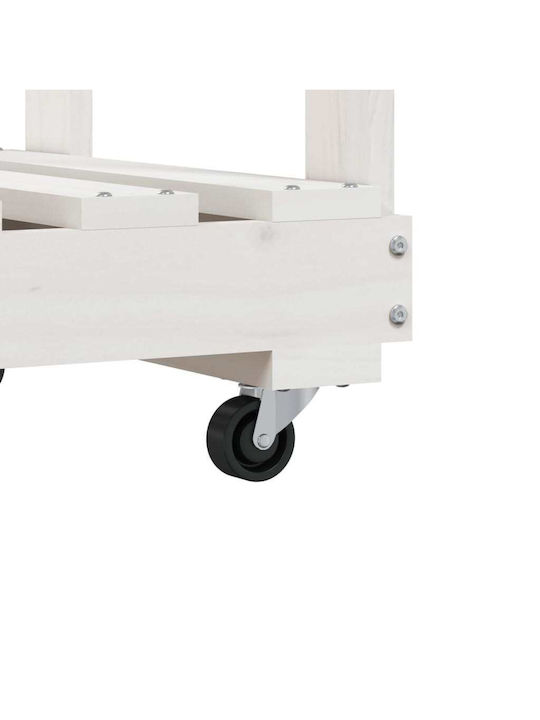 vidaXL Hölzernes Regal Holzlagerung 76.5x40x108cm