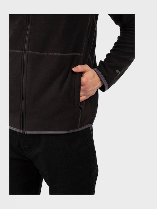 Ανδρική Ζακέτα Fleece Μαύρη