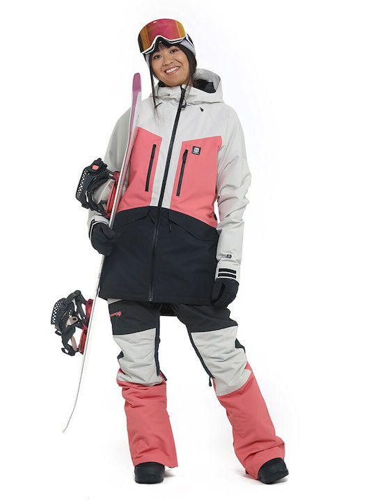 Horsefeathers Larra Ii OW210H Frauen Jacke aus für Ski & Snowboard Gray