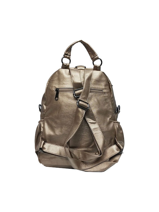 Megapolo Weiblich Rucksack Gold