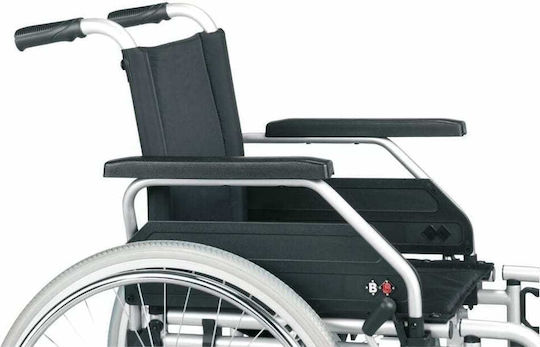 Bischoff & Bischoff Deluxe S-eco 300 Wheelchair Folding Simple Type 43cm 9607 Grey