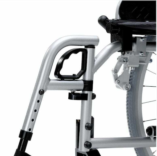 Bischoff & Bischoff Deluxe S-eco 300 Wheelchair Folding Simple Type 43cm 9607 Grey