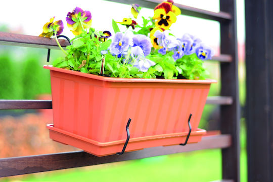 Prosperplast Blumentopf-Haken Kunststoff Schwarze 23cmcm. 4Stück