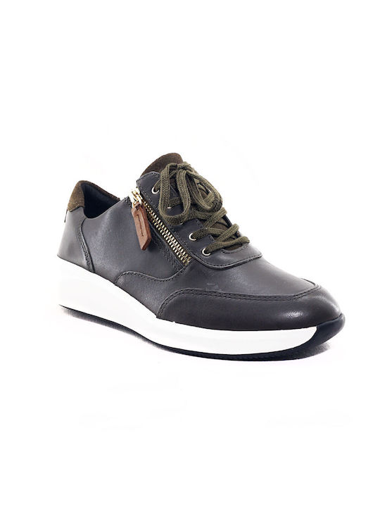 Clarks Un Rio Zip Γυναικεία Sneakers Χακί