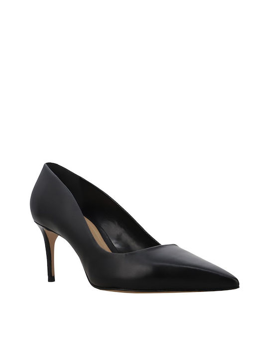 Schutz Leather Black Heels