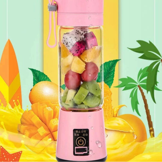 Μπλέντερ με Πλαστική Κανάτα 380 ml Ροζ 53952