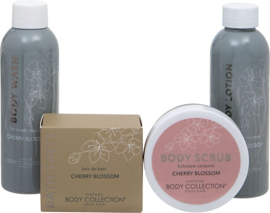 Body Collection Cherry Blossom Set Îngrijire pentru Curățare corp