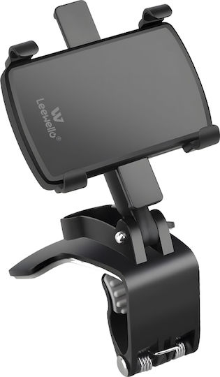 Leewello LW-172 Car Mobile Mount 3.5" - 7.1" with Adjustable Hooks Black