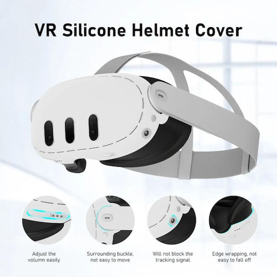 Vortex Virtual Reality VR Cover για Meta Quest 3 σε Γκρι χρώμα