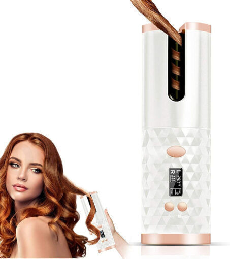 Wireless Hair Curling Iron for Curls 501-6 White