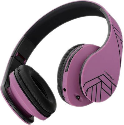 PowerLocus P2 Wireless/Wired Over Ear Headphones Black / Purple