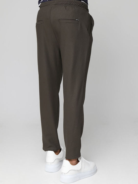 Makan Men's Trousers in Slim Fit Khaki