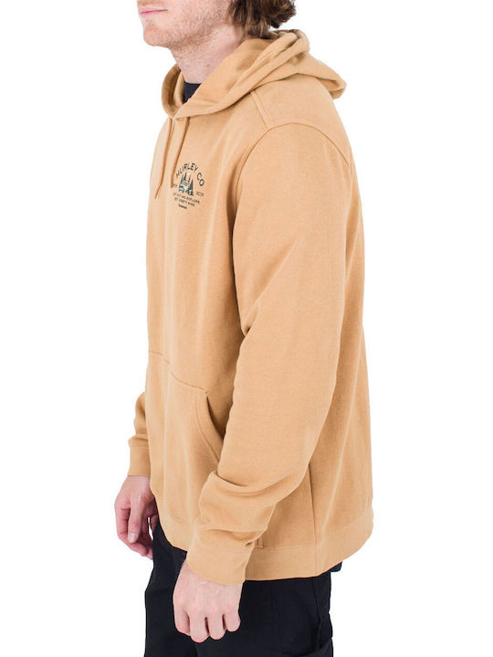 Hurley Men's Sweatshirt with Hood Brown