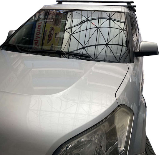 Menabo 130cm. (with Roof Rack Legs) Silver