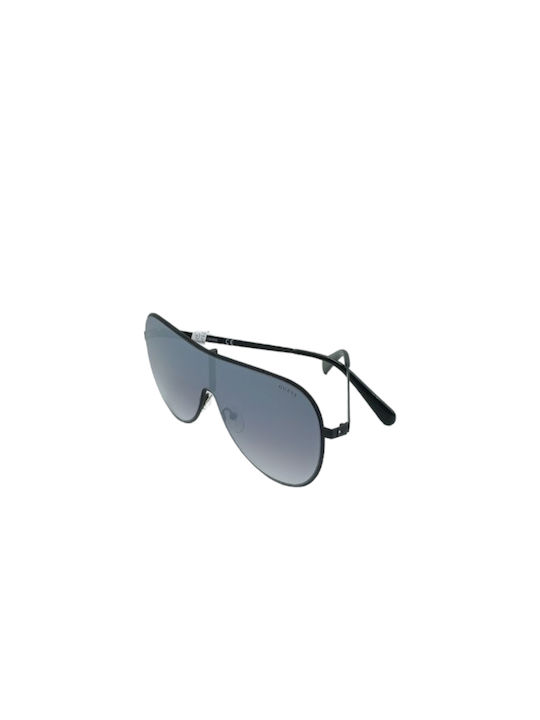 Guess Men's Sunglasses with Black Metal Frame and Gray Gradient Lens XT84221