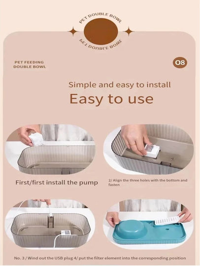 Automatic Water Fountain for Dog & Cat 3L