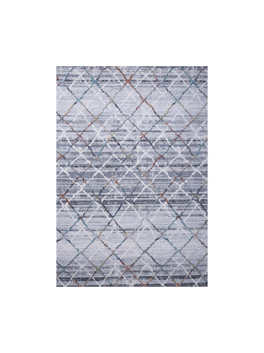 Colore Colori Monza 8074/110 Rug Rectangular Gray