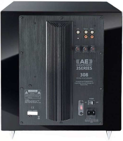 Acoustic Energy AE308 Ασύρματο Αυτοενισχυόμενο Subwoofer με Ηχείο 12" 500W Μαύρο
