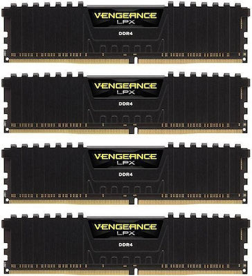 Corsair Vengeance LPX 128GB DDR4 RAM με 4 Modules (4x32GB) και Ταχύτητα 3200 για Desktop