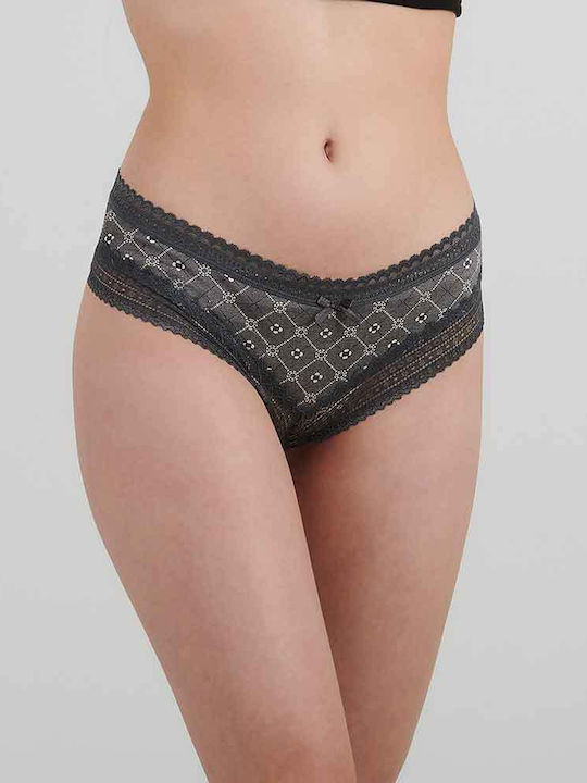 Women's Slip 2Pack with Lace Black and white.