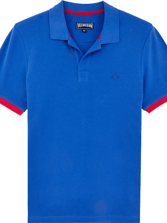 Vilebrequin Men's Short Sleeve Blouse Polo Blue