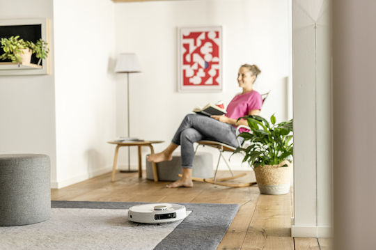 Karcher RCV 5 Robot Vacuum Cleaner with Laser Mapping & Suction Power 5000Pa White