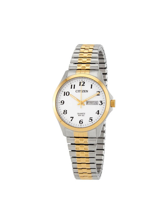 Citizen Two-tone Часовник Хронограф Battery с Gold