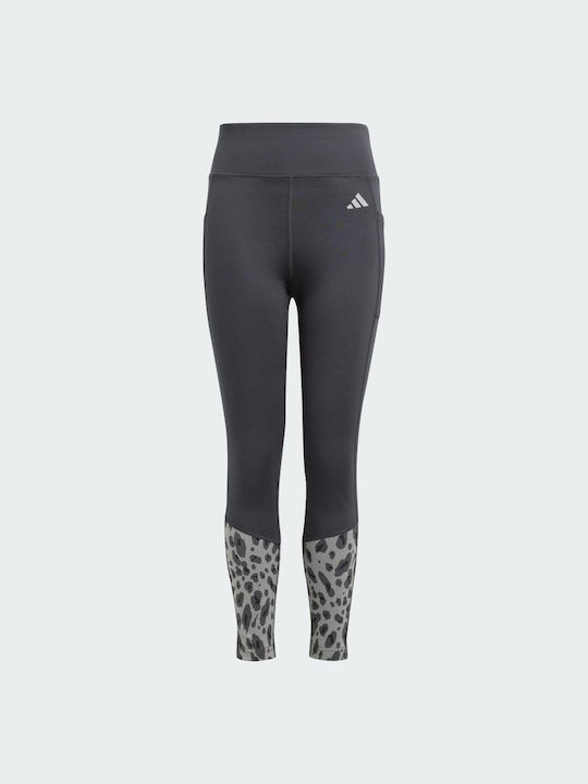 adidas Kids Long Legging Optime Gray