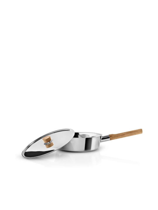 Eva Solo Nordic Kitchen Sautieren Mit Deckel aus Edelstahl 24cm