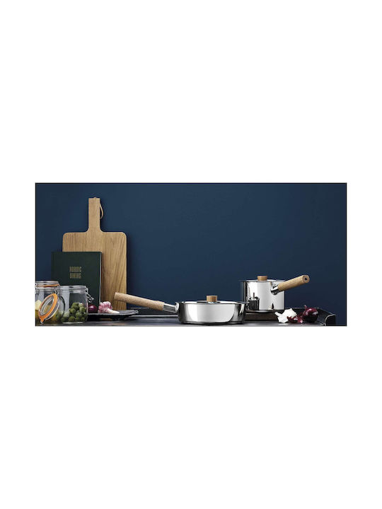 Eva Solo Nordic Kitchen Sautieren Mit Deckel aus Edelstahl 24cm