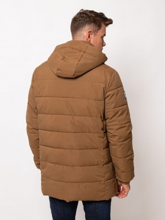 Χειμωνιάτικο Μπουφάν Puffer Brown
