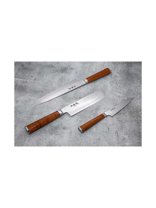 Ryusen Tangan Ryu Μαχαίρι Chef από Δαμασκηνό Ατσάλι 21cm