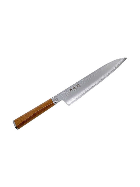 Ryusen Tangan Ryu Μαχαίρι Chef από Δαμασκηνό Ατσάλι 21cm