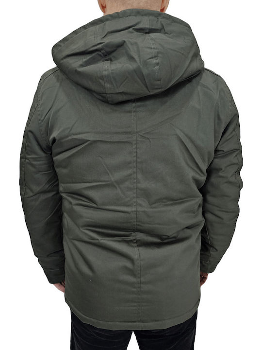 Marcus Herren Winter Jacke Lässig Forest Green