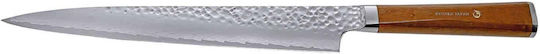 Ryusen Knife Meat from Damascus Steel 24cm
