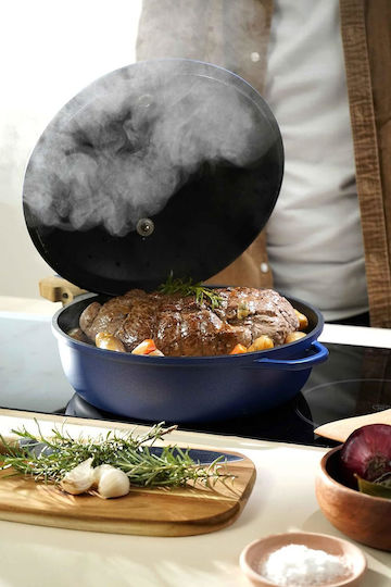 Cookut Fabulous Pan Mit Deckel aus Aluminium mit Antihaftbeschichtung Saphir Blue 28cm