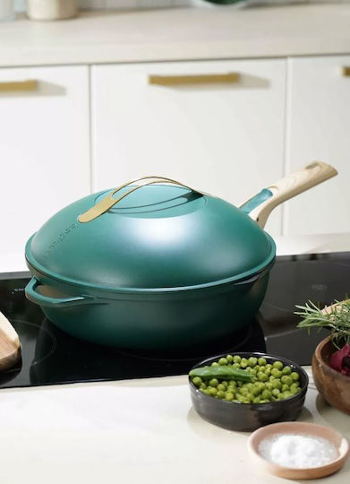 Cookut Fabulous Pan With Lid made of Aluminum with Non-Stick Coating Canopy Green 28cm