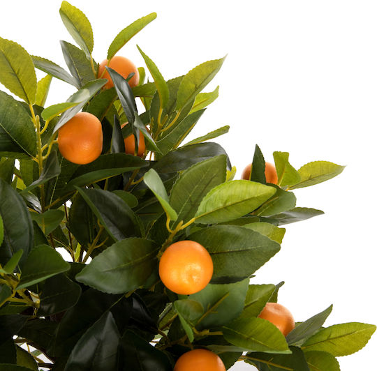 Τεχνητό Φυτό σε Γλαστράκι Πορτοκαλί 12.5cm HomeMarkt