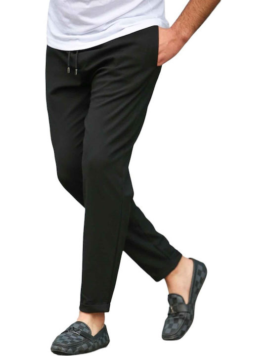 Pantaloni Elastic Black