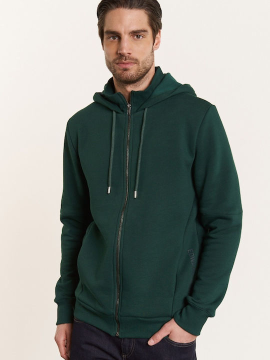 Edward Jeans Men's Hooded Sweatshirt Green