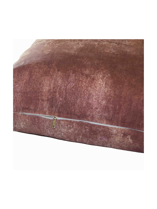 Decocraft Box Vintage Burgundy Floor Pillow 70x70cm