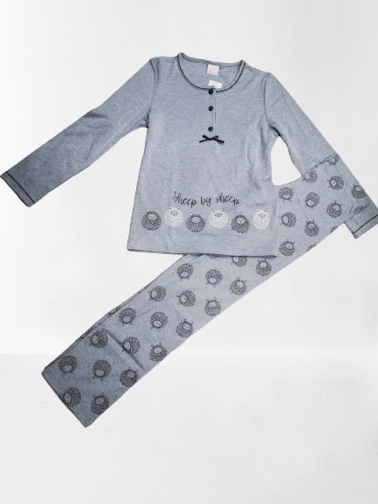 Relax Lingerie Winter Women's Pyjama Set Grey