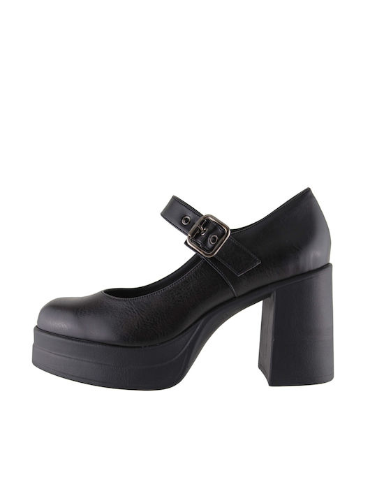 Stefania Black Heels Γυναικείες