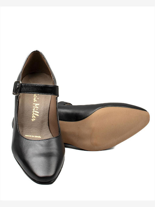 Leather Black Heels Crimea