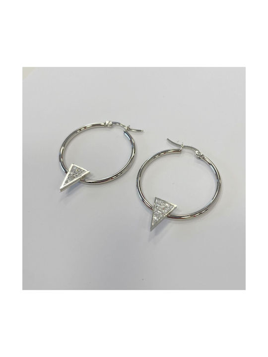 Earrings Hoops made of Steel