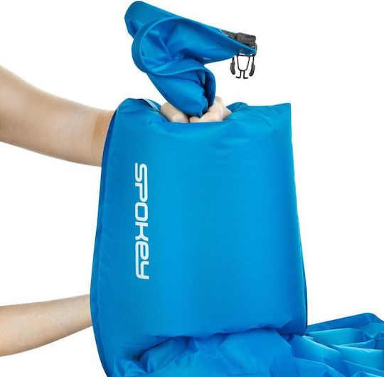 Spokey Air Bed Auto-umflare Single Substrat Camping Grosime 5cm în culoarea Light Blue