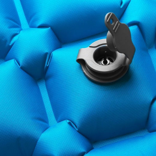 Spokey Air Bed Auto-umflare Single Substrat Camping Grosime 5cm în culoarea Light Blue