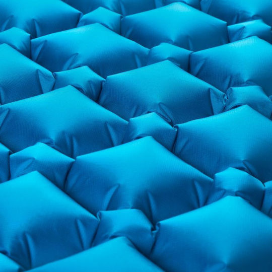 Spokey Air Bed Auto-umflare Single Substrat Camping Grosime 5cm în culoarea Light Blue